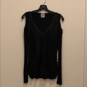 SW3 Bespoke Black V-Neck Top